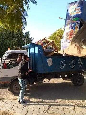 جهاز «حدائق أكتوبر» ينفذ عدة حملات متتالية لإزالة الإشغالات والمخالفات