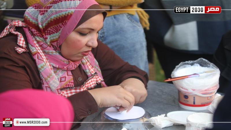 أمانة المرأة ب«المحافظين» تنظم أولي ورش «الديكوباج» لتمكين المرأة إقتصاديا