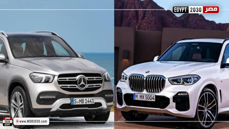 مرسيدس GLE 450 وبي إم دبليو X50 موديل 2022