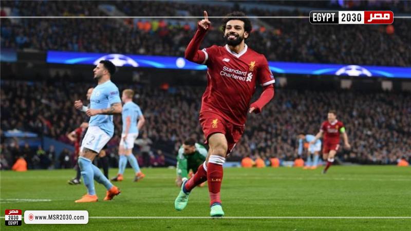 محمد صلاح يسجل الهدف الثاني لـ ليفربول أمام مانشستر سيتي الرياضة