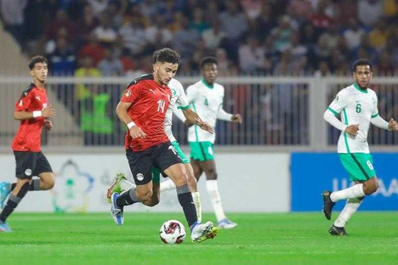 السعودية تتقدم على مصر في الشوط الأول من نهائي كأس العرب للشباب