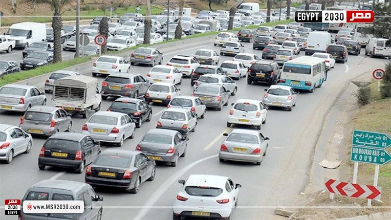 ازدحام مروري بشوارع القاهرة