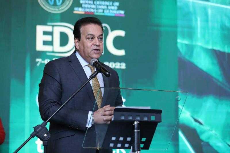 وزير الصحة يشهد فعاليات افتتاح المؤتمر الدولي ”EDSIC 2022”