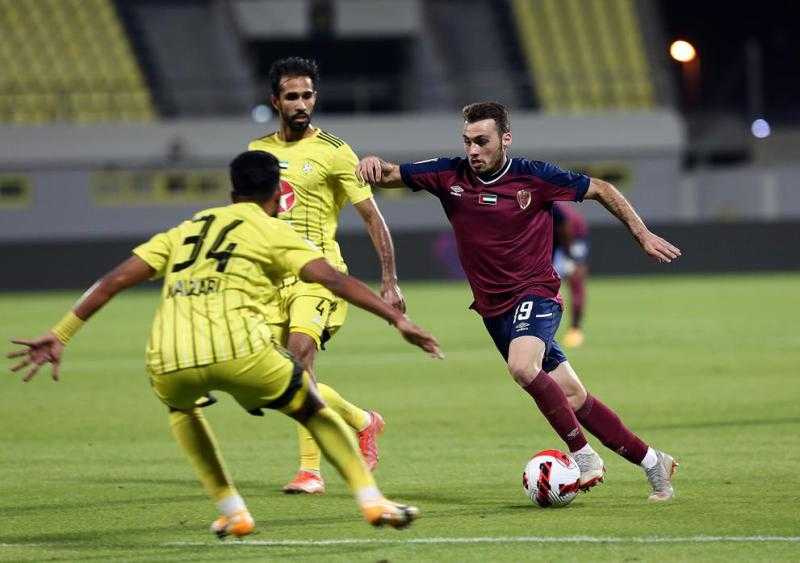 اتحاد كلباء يحقق تعادلا مثيرا مع الوصل بالدوري الإماراتي