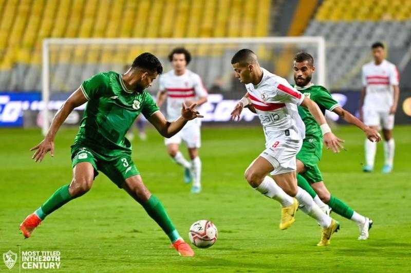 الشوط الأول.. الزمالك يتقدم بهدفين أمام المصري في الدوري