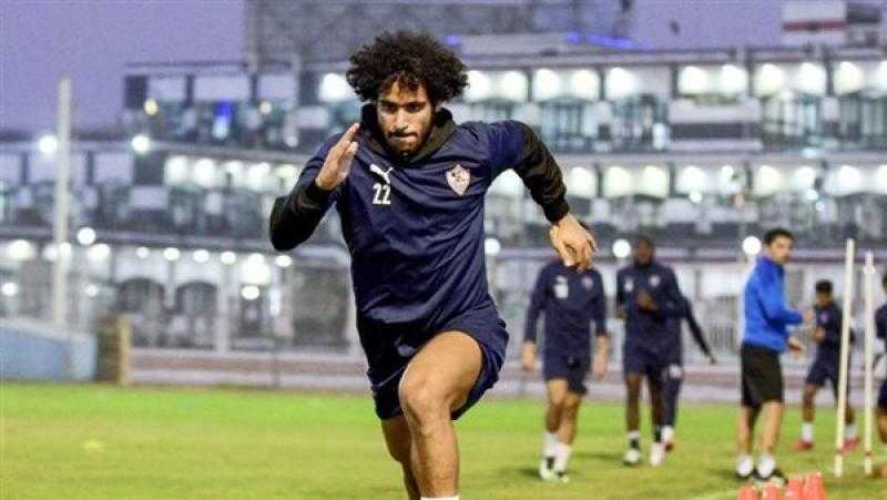 عبد الله جمعة يواصل التأهيل على هامش تدريبات الزمالك