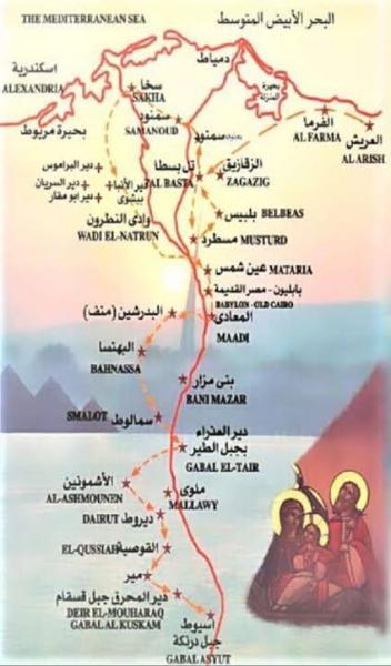 كل ما تريد معرفته عن مسار العائلة المقدسة بمصر