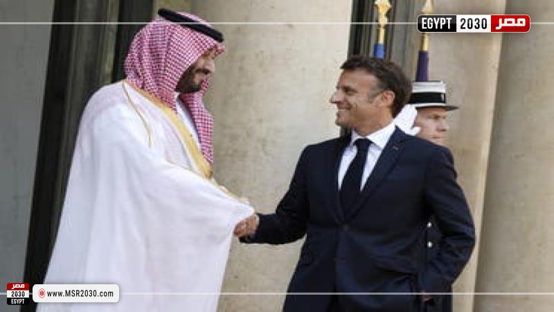 محمد بن سلمان وماكرون