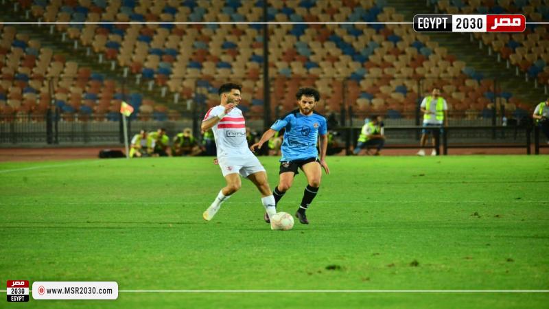 مباراة الزمالك وغزل المحلة 