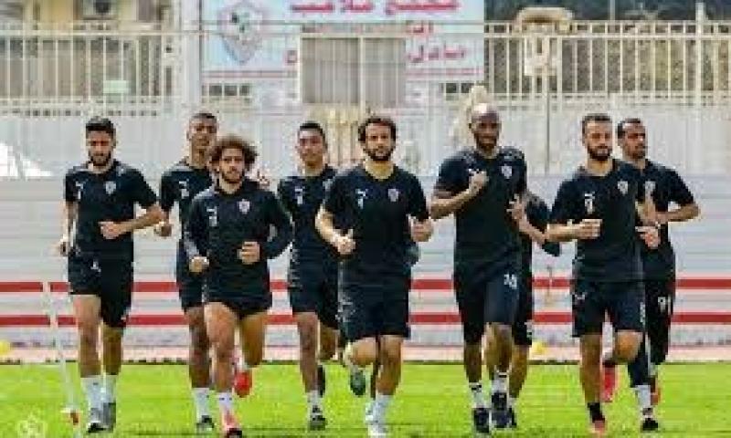 تقسيمة قوية بين لاعبي الزمالك بمشاركة ”صبحي وعواد”