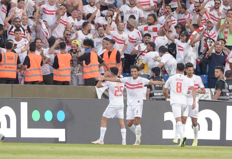 الزمالك يتقدم بهدفين في الشوط الأول على الاتحاد المنستيري