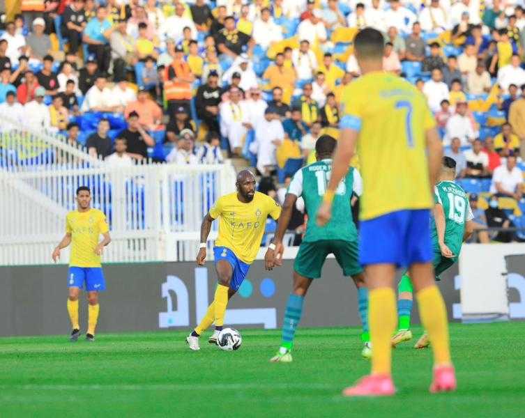 الشوط الأول.. النصر السعودي يضرب الرجاء بثلاثية في البطولة العربية