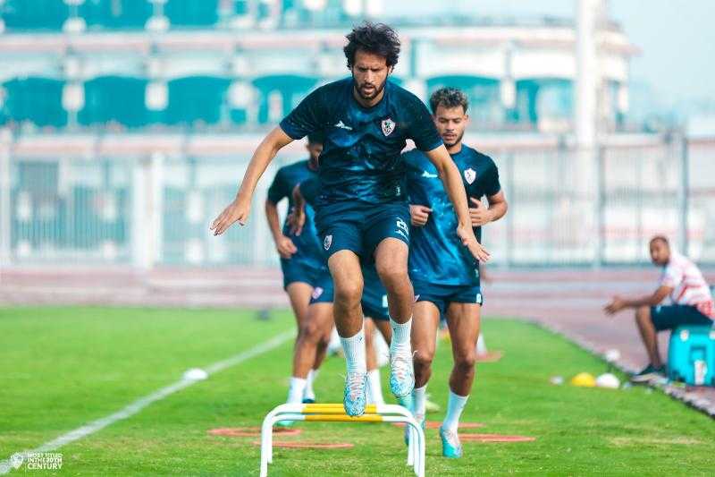 مران الزمالك| عبد الله جمعة يواصل التأهيل.. وعودة رباعي الفريق