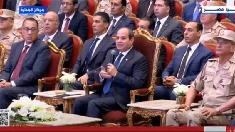 السيسي: مهما زرعنا القمح مش هنكفي احتياجنا.. ولازم نستورد