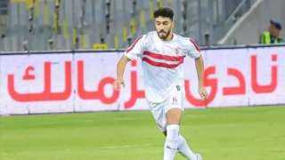 مصطفى الزناري ينتظم في تدريبات الزمالك استعدادا لمباراة المصري بالدوري