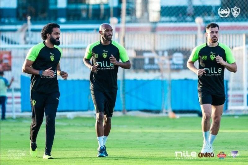 تفاصيل جلسة جوميز مع شيكابالا والونش خلال مران الزمالك