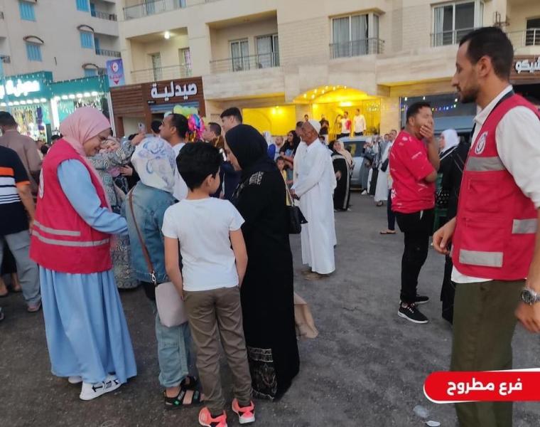 الهلال الأحمر ينشر فرق الاستجابة للطوارئ في ساحات التجمعات والميادين والمقاصد السياحية