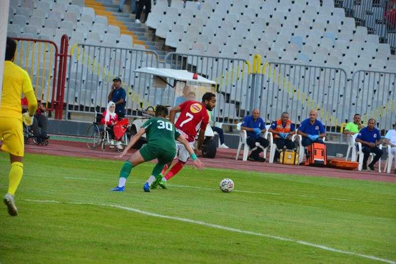 التعادل سيد الموقف في الشوط الأول بمباراة الأهلي والاتحاد السكندري بدوري نايل