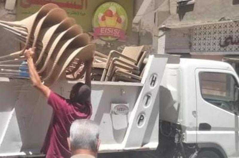 تحرير 38 محضر إشغال طريق بمراكز الدلنجات وأبو حمص ورشيد بالبحيرة