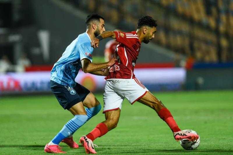 حسين الشحات أفضل لاعب بمباراة الأهلي وبيراميدز في الدوري