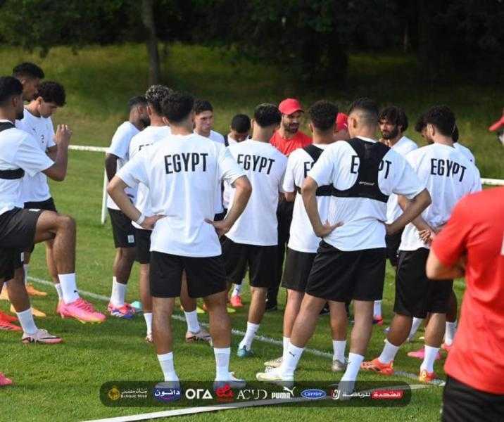 المنتخب الأوليمبي يؤدي أول تدريباته فى فرنسا استعدادا لوديتي أوكرانيا والعراق