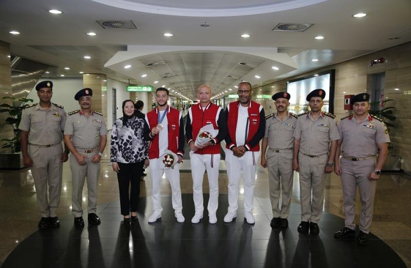 القوات المسلحة تستقبل أبناءها الرياضيين المشاركين ضمن قوام المنتخب لرياضة سيف المبارزة في أولمبياد باريس