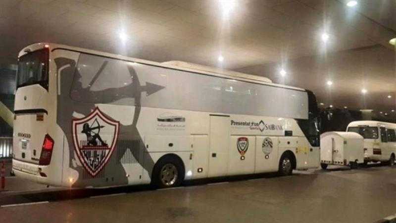 وصول حافلة الزمالك لـ ستاد السلام لمواجهة بلدية المحلة في الدوري