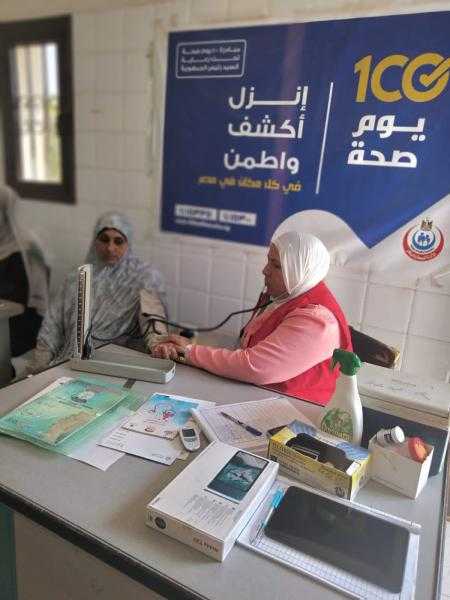 100 يوم صحة بالشرقية تقدم الخدمة لـ 106 آلاف مواطن في يومها الـ 21