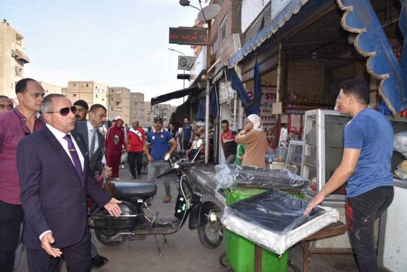 محافظ بورسعيد يشدد على تكثيف الجهود في ملف إزالة التعديات والإشغالات والمخالفات بالأحياء