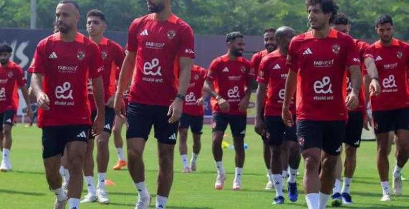 كواليس مران الأهلي بعد الفوز على جورماهيا الكيني