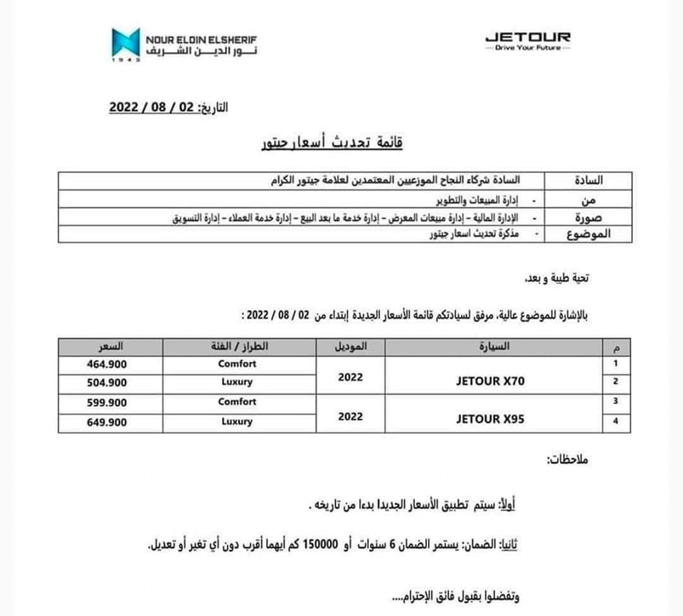 أسعار سيارات جيتور في مصر